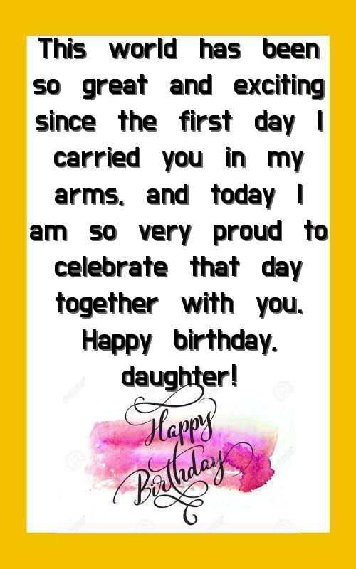 happy birthday dear daughter